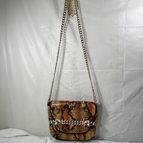 Scene snakeskin snake head crossbody purse - Picture 16 of 16